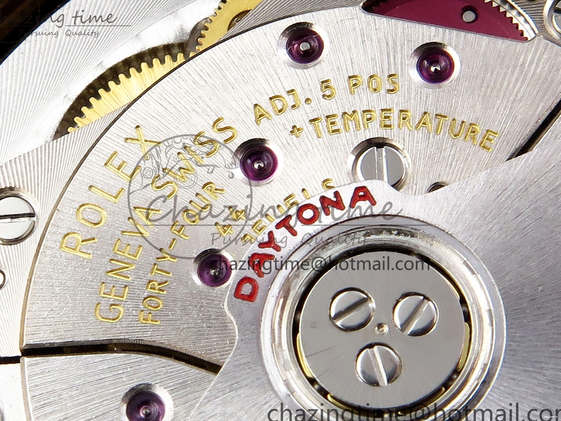 EDITION DAYTONA STRAP 116518 DIAL 1:1 YG BLACK RUBBER APSF ON SH4130 BEST OYSTERFLEX 0426